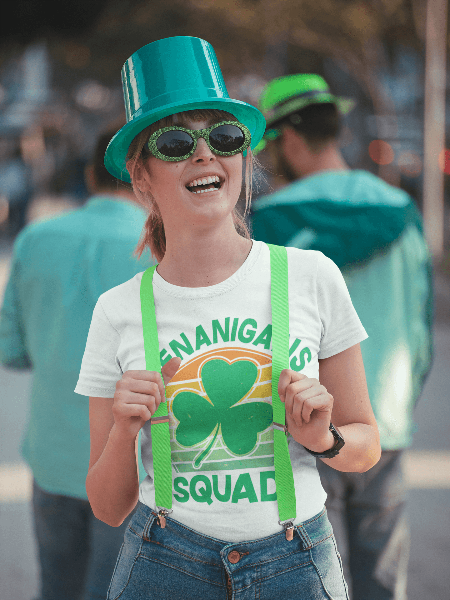 Shenanigans Squad Shamrock St. Patrick’s Day T-Shirt